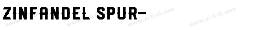 Zinfandel Spur字体转换 Zinfandel Spur字体转换